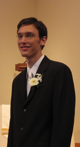 teddy in church